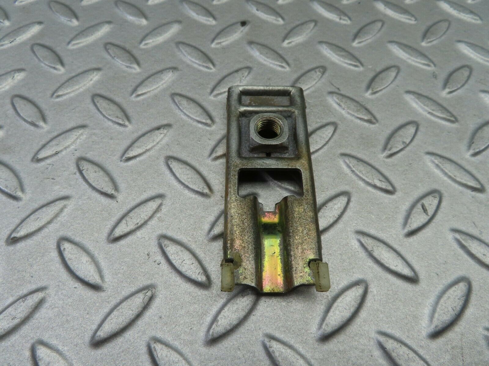 6168 Mercedes-Benz W126 380SE Seat Belt Adjuster Rail 1268680011