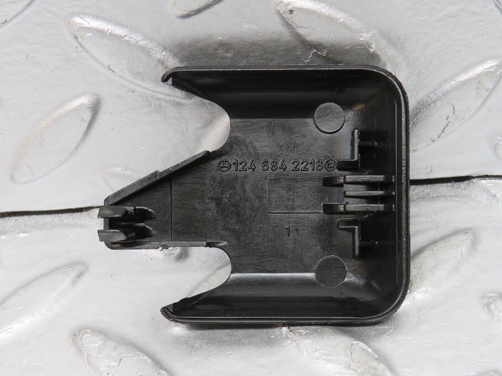 31630 Mercedes-Benz W201 190LE 1.8L Front Seat Rail Trim Cover Pair 1246842118