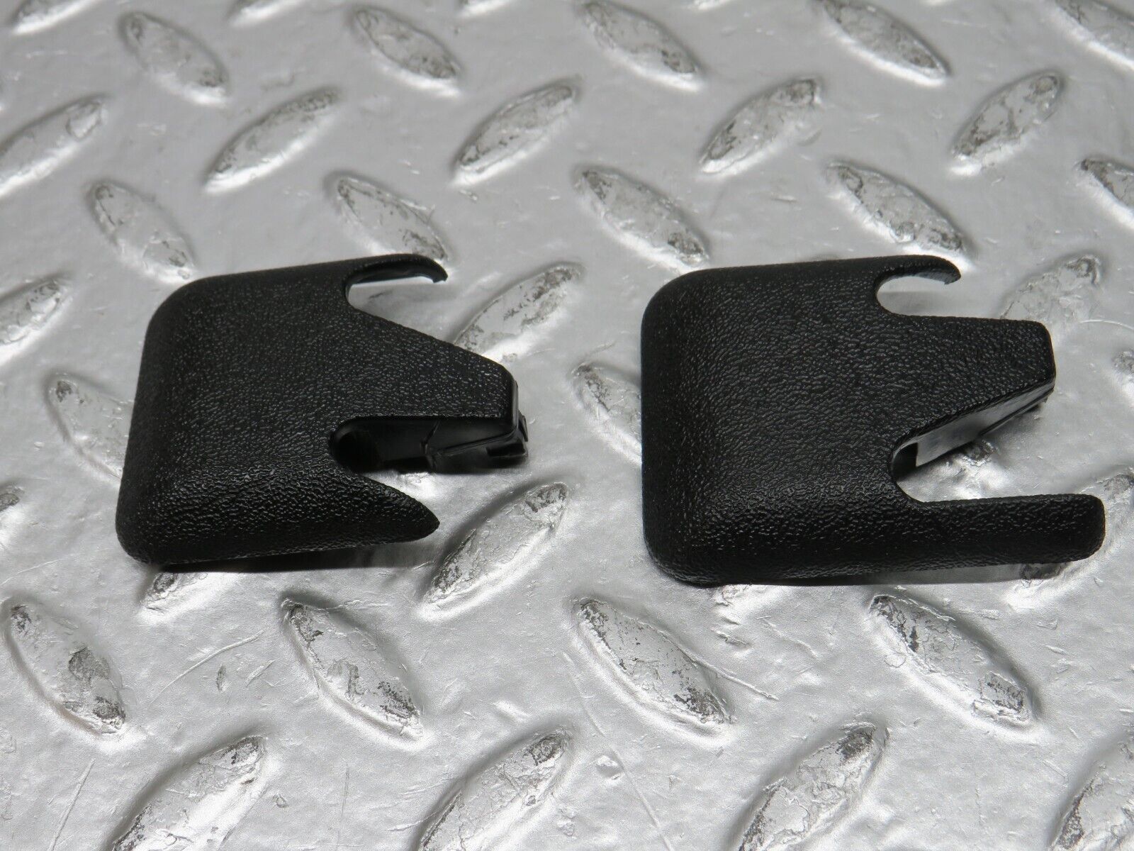 31630 Mercedes-Benz W201 190LE 1.8L Front Seat Rail Trim Cover Pair 1246842118