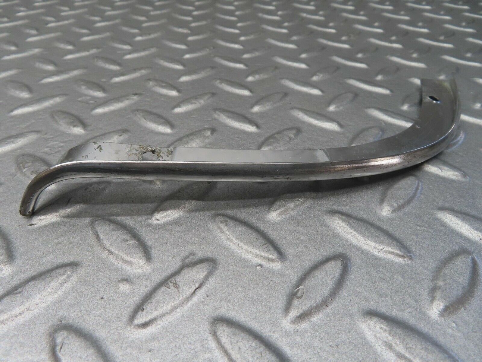 14215 Mercedes-Benz W116 350SE Headlight Upper Chrome Fender Wing Trim Pair