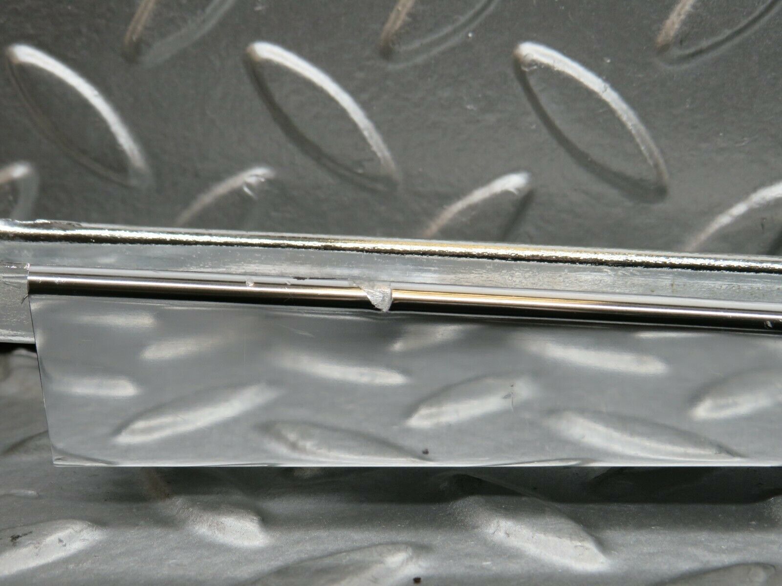 23480 Mercedes-Benz W114 280E Rear Left Door Chrome Window Channel