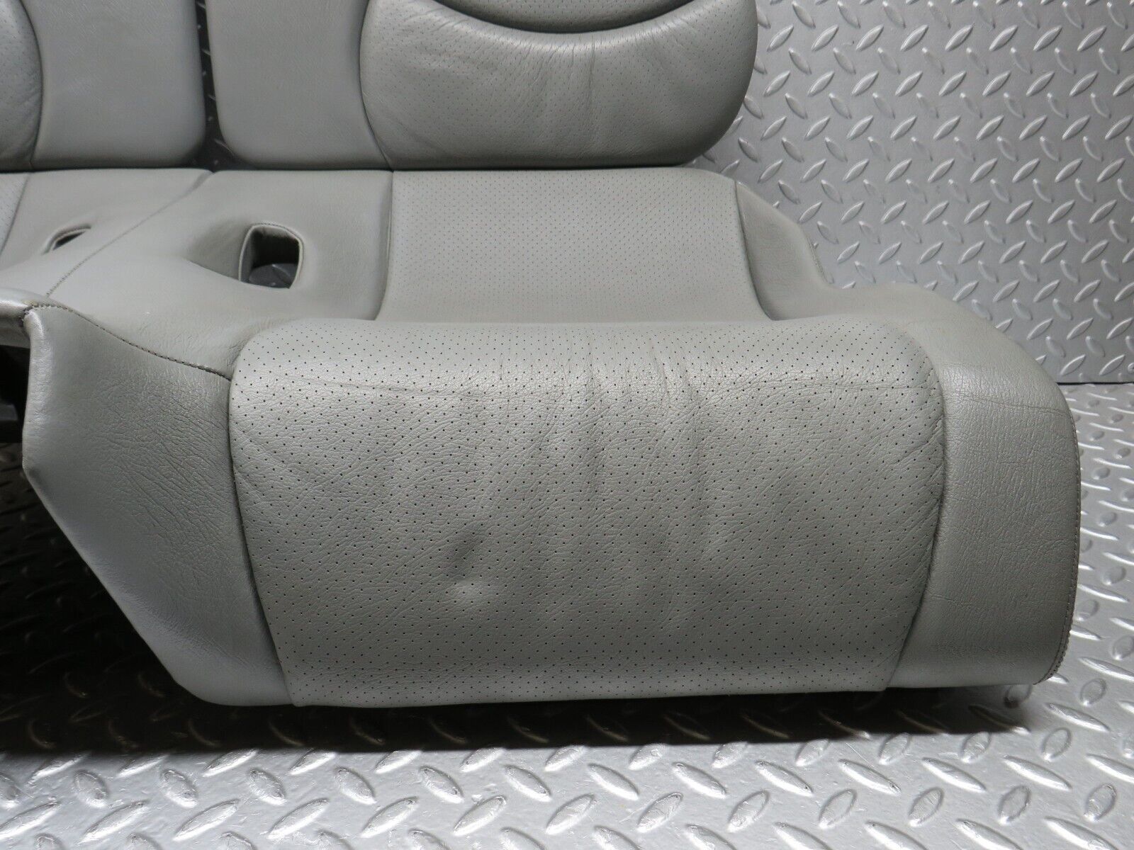 39810 Mercedes-Benz R129 320SL Coupe Rear Seat Grey Leather 1299220101 129920021