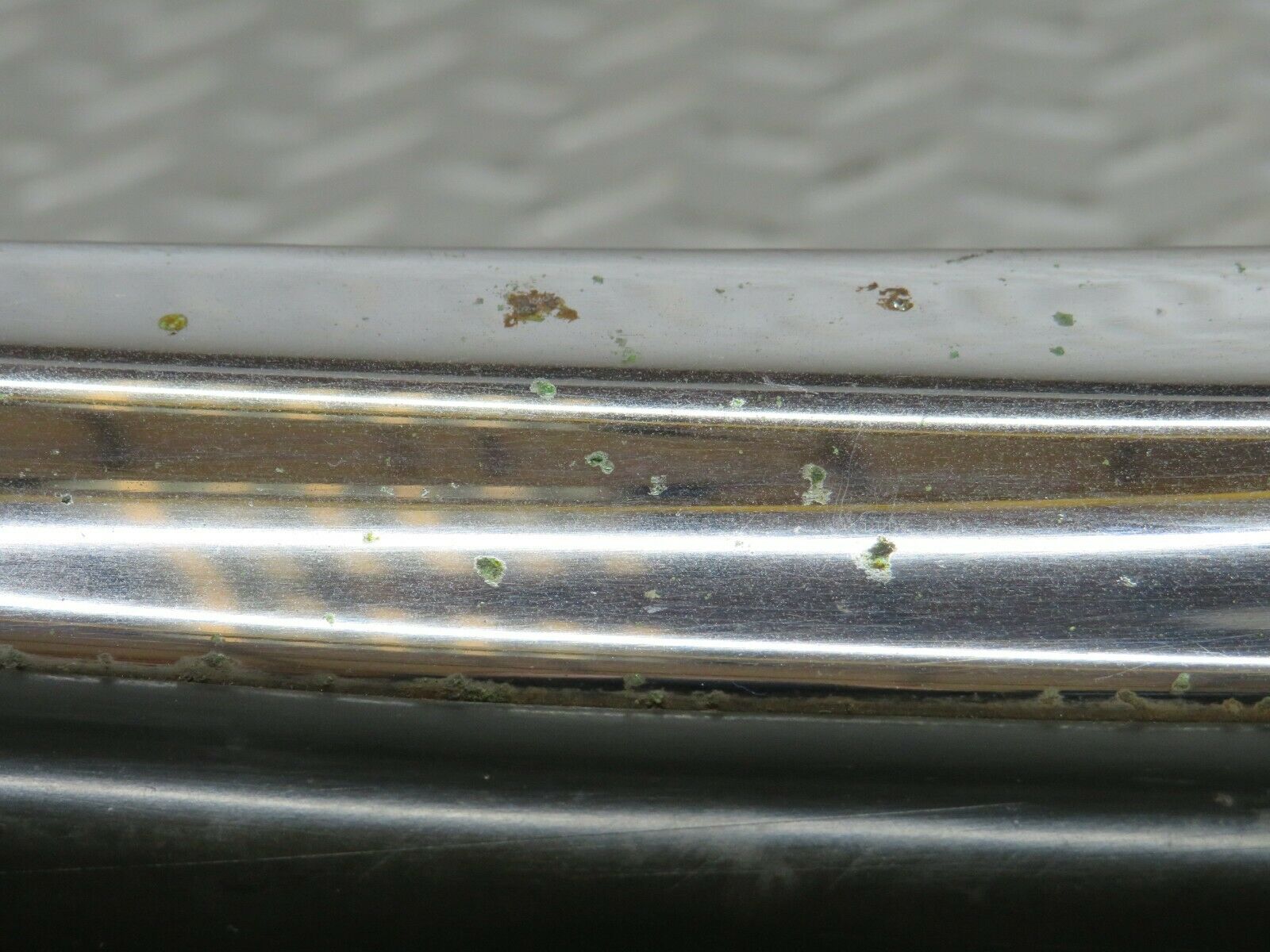 23237 Mercedes-Benz W116 350SE Front Right Upper Bumper Corner 1168800270