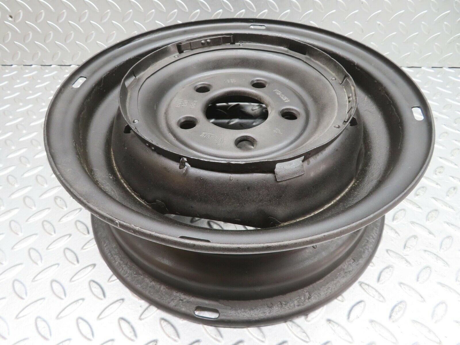 0129 Mercedes-Benz W120 PONTON Steel Wheel Rim 4.5kx13
