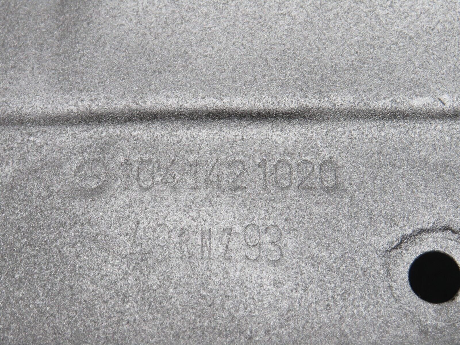 38635 Mercedes-Benz R129 280SL Coupe Exhaust Manifold Heat Shield 1041421020