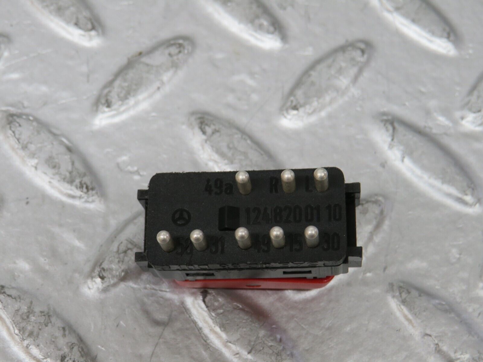 25809 Mercedes-Benz W124 280E Hazard Warning Light Switch 1248200110