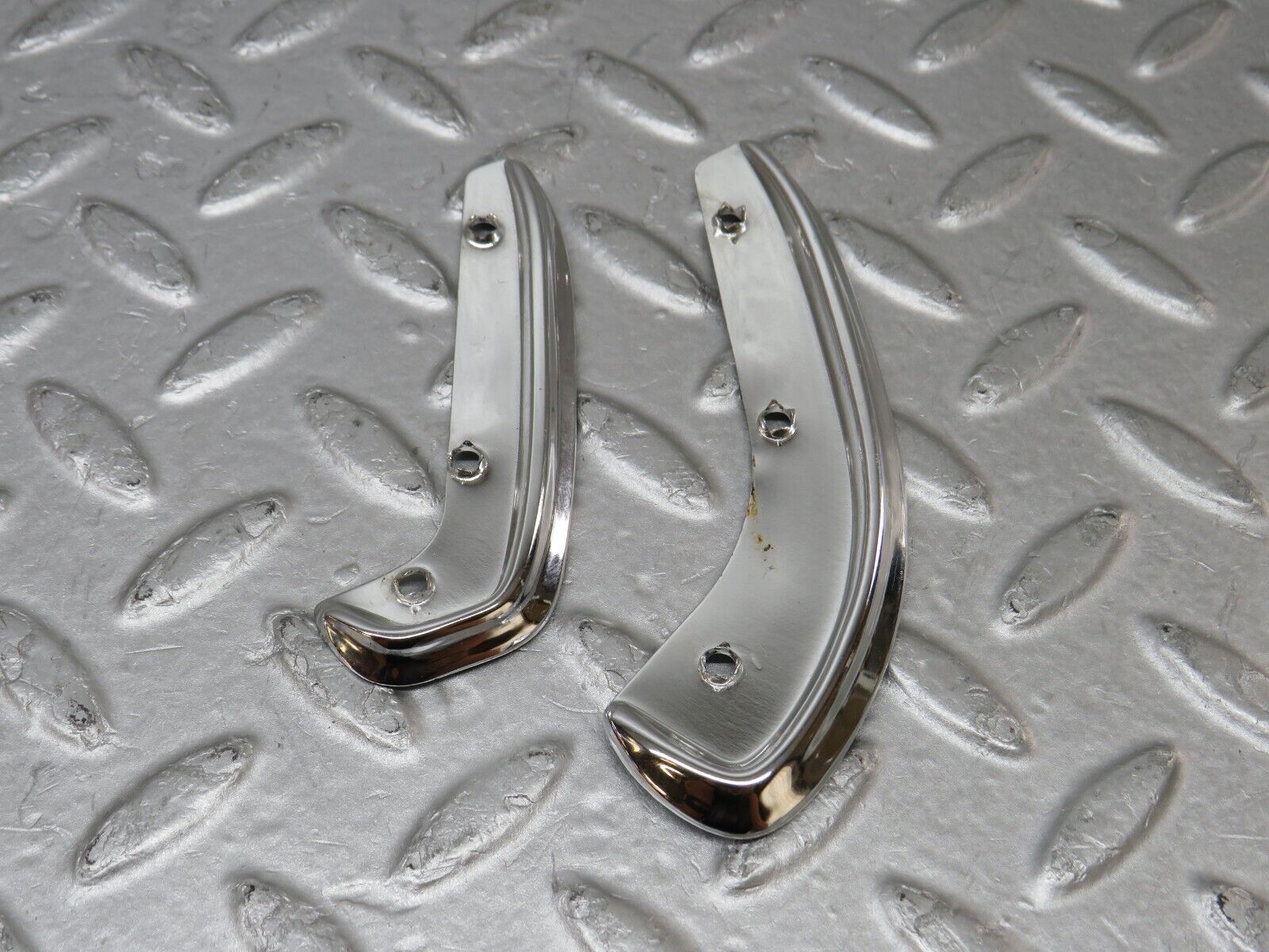 37300 Mercedes-Benz W109 300SEL Interior Door Handle Chrome Trim Pair Left