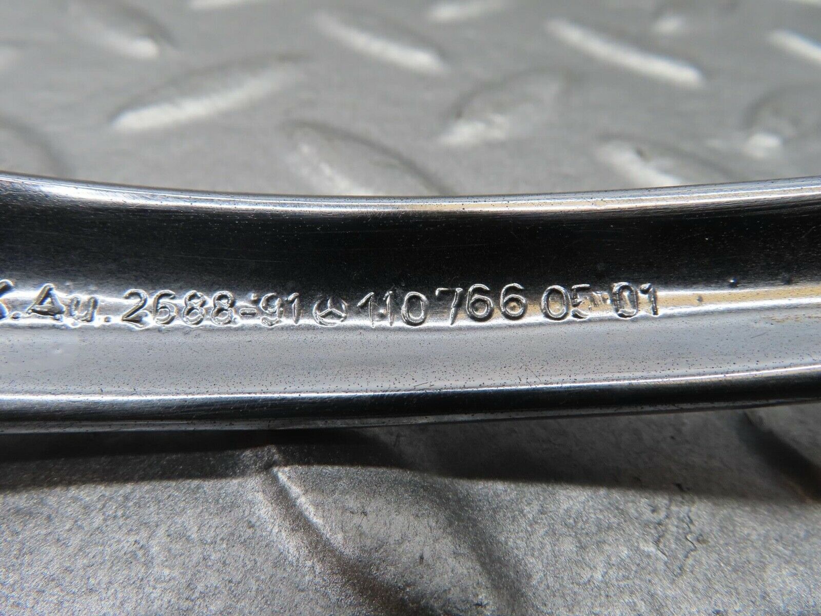 12950 Mercedes-Benz W111 220SE Chrome Door Handle Rear Left 1107660501