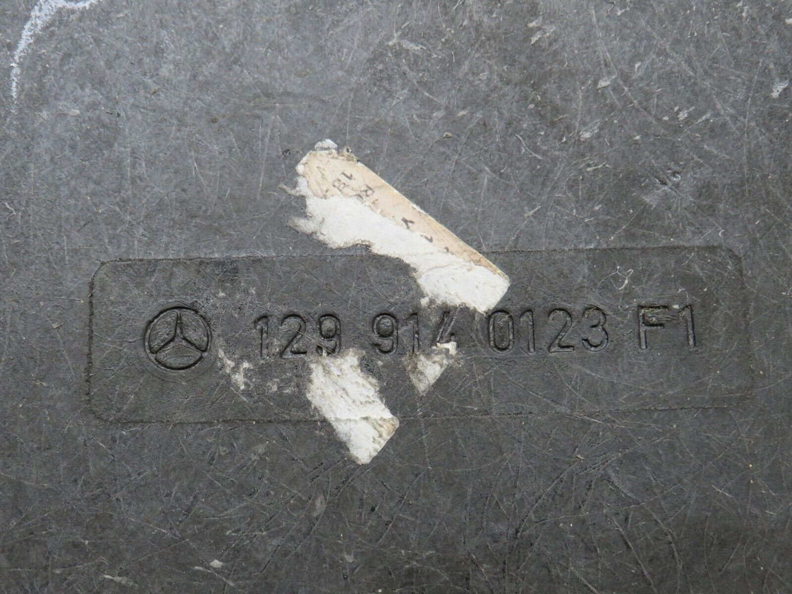 36834 Mercedes-Benz R129 300SL-24 Front Left Seat Back Cover Blue 1299140123