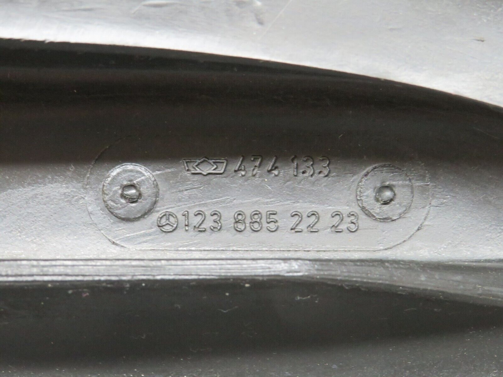 28752 Mercedes-Benz W123 230E Rear Right Bumper Rubber 1238852223