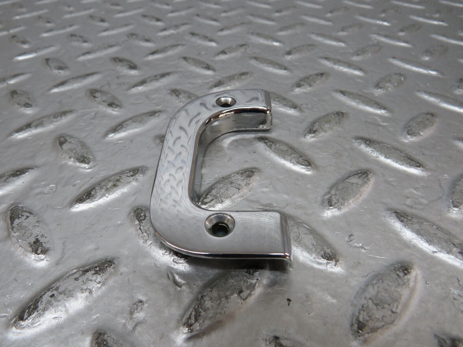 27170 Mercedes-Benz W123 280E Right Interior Chrome Door Latch Trim 1237230224