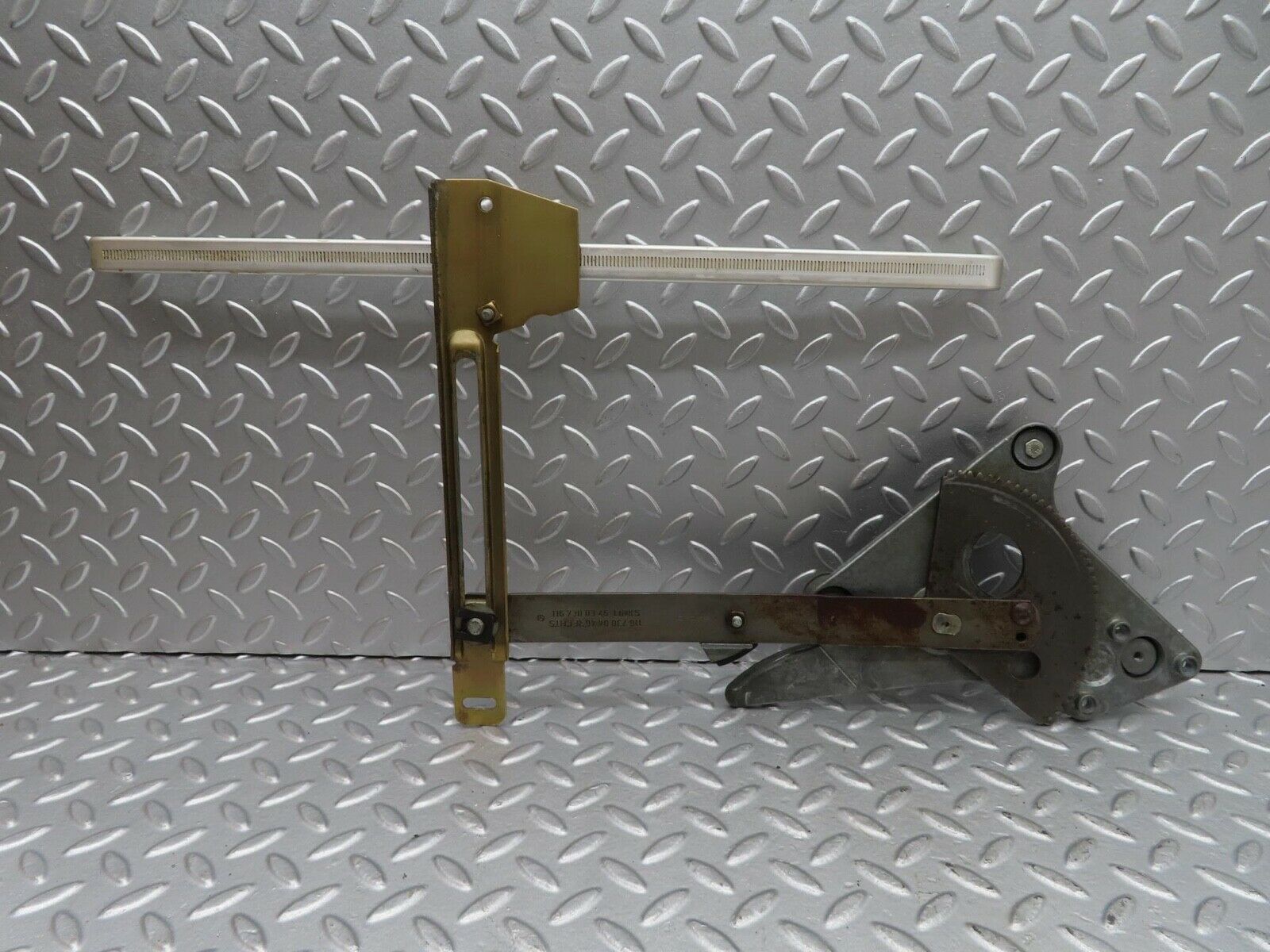 14255 Mercedes-Benz W116 350SE Rear Left Power Window Regulator 1167300346