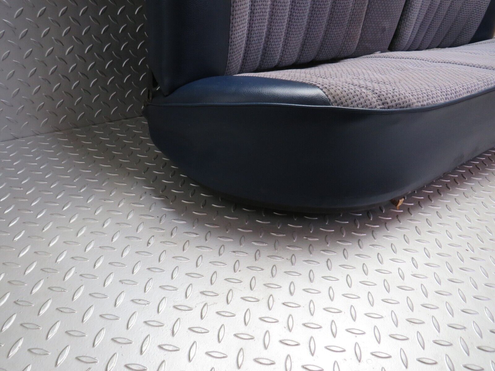 31148 Mercedes-Benz W123 200D Rear Seat Blue 1239200050 1239200016