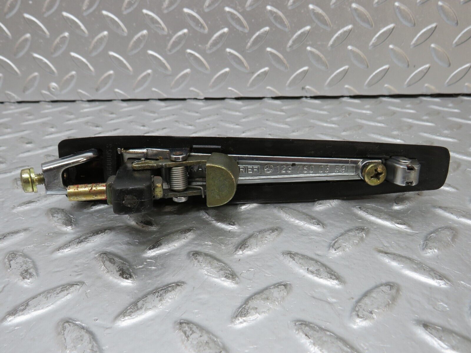 30203 Mercedes-Benz S123 240D Wagon Rear Left Exterior Door Handle 1237600359