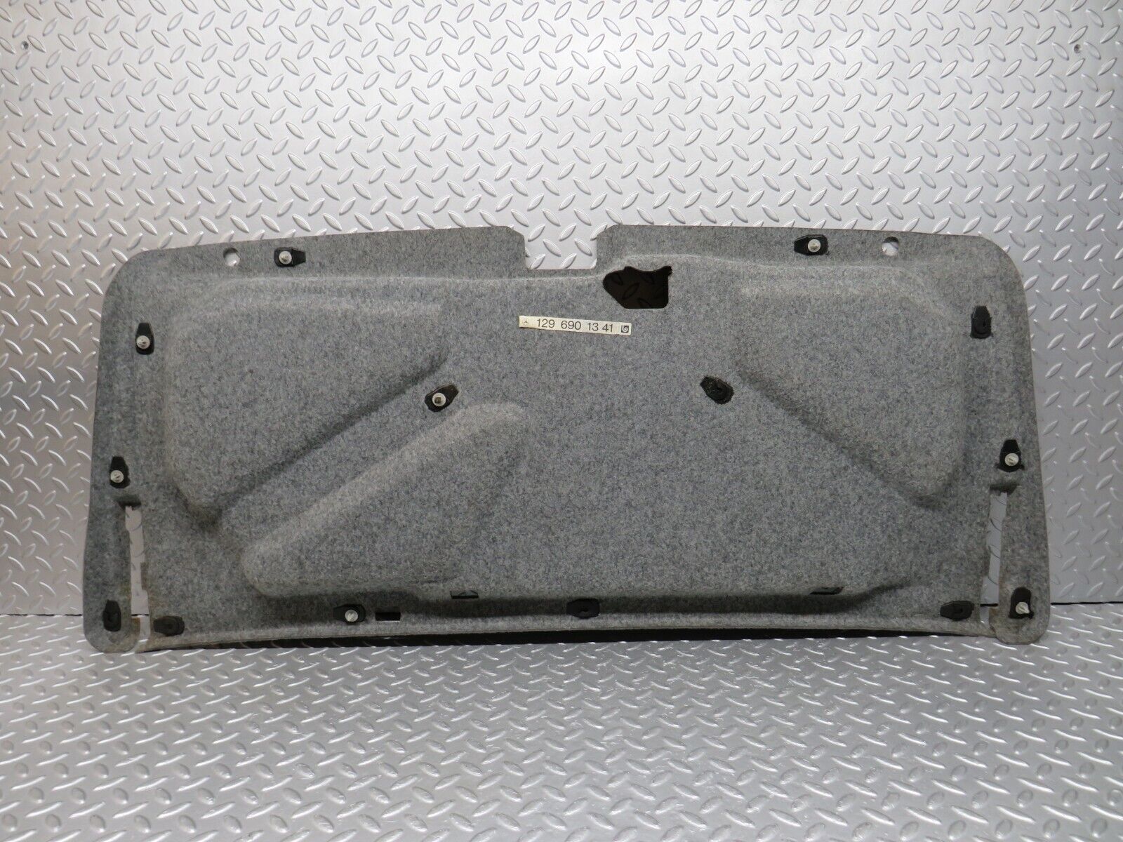 39367 Mercedes-Benz R129 320SL Coupe Interior Boot Lid Cover Panel Grey 1296901341