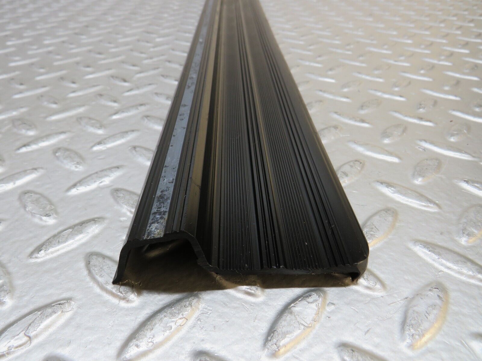 28249 Mercedes-Benz S123 240D Wagon Front Right Door Sill Trim Black