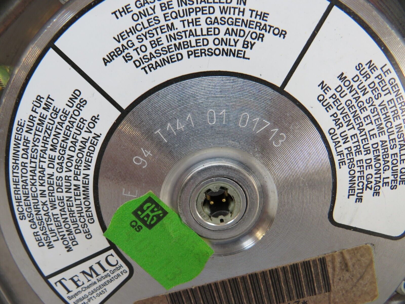 25965 Mercedes-Benz W124 280E Steering Wheel Airbag 1410101713