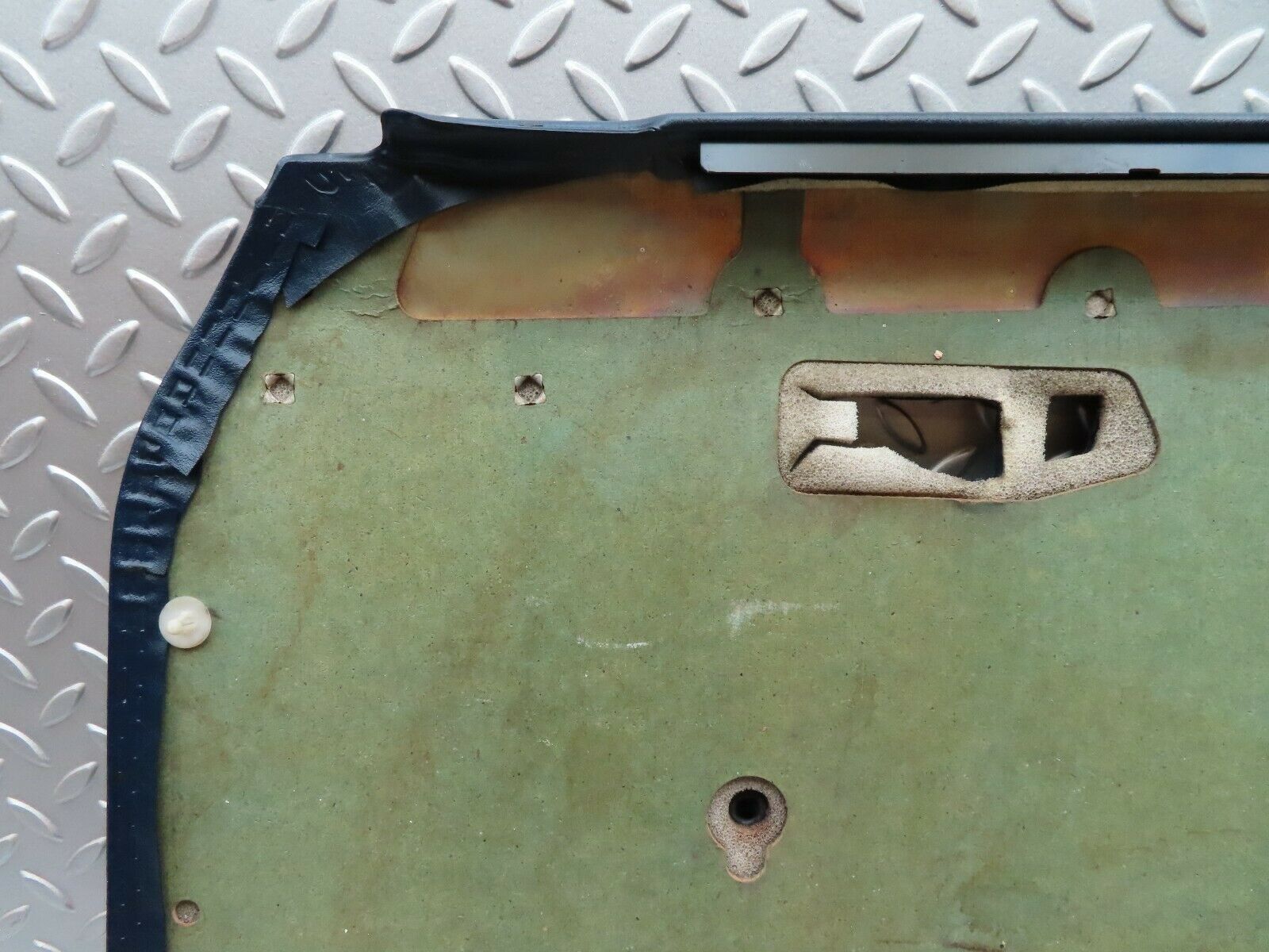 4366 Mercedes-Benz W123 230E Front Left Door Card Blue