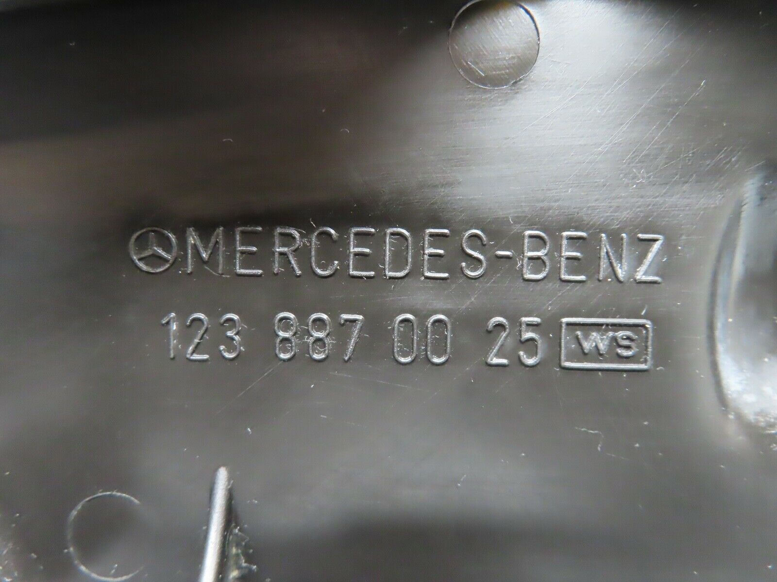 21116 Mercedes-Benz W123 230E Bonnet Catch Cover 1238870025