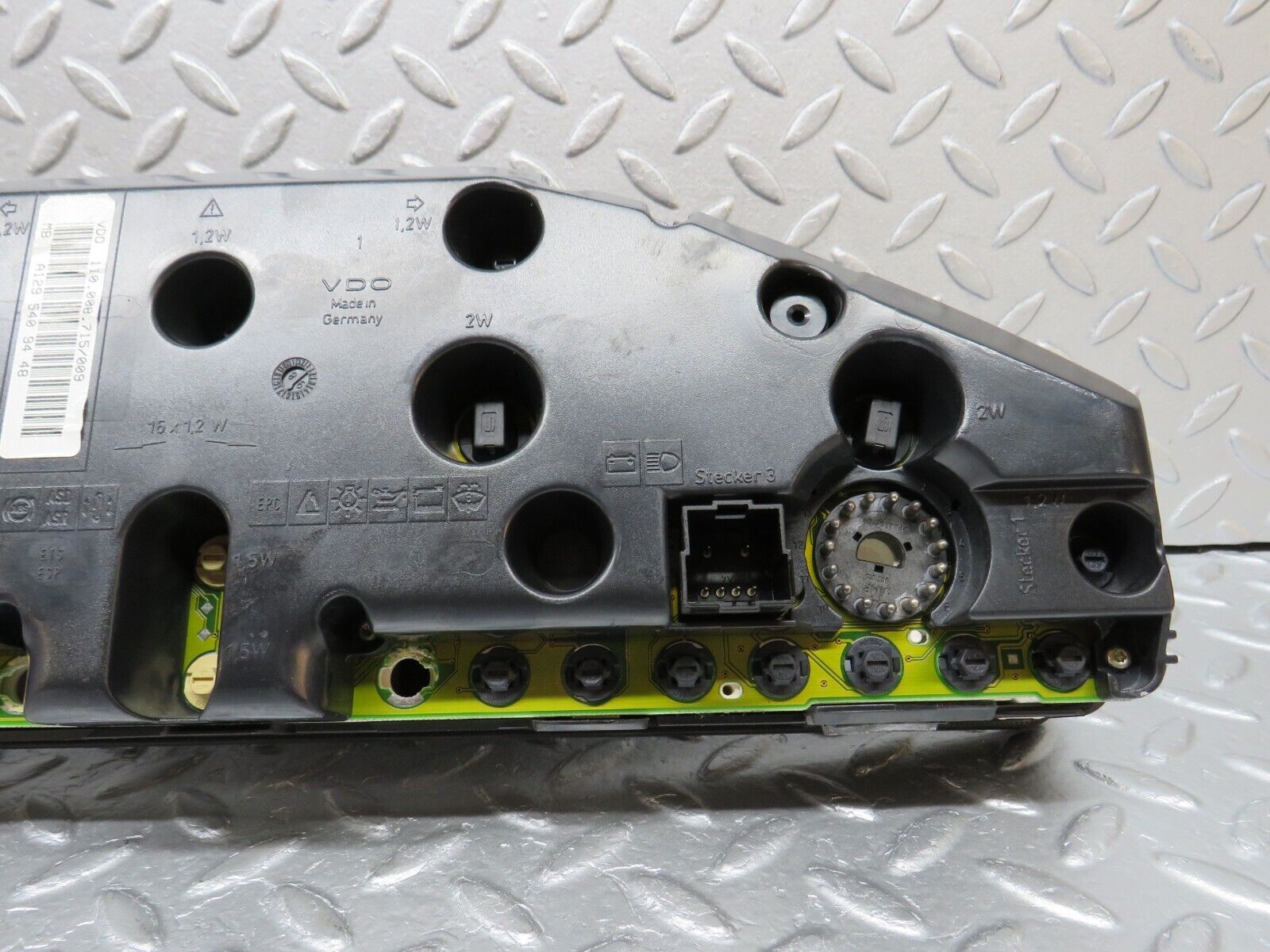 39350 Mercedes-Benz R129 320SL Coupe Instrument Cluster VDO 68K Miles 1295409448