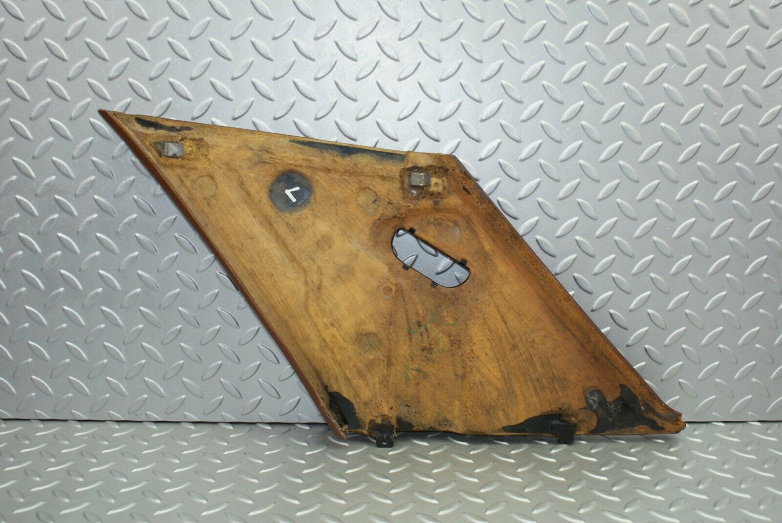 2673 Mercedes-Benz W116 350SE C Pillar Panel Left Side Brown