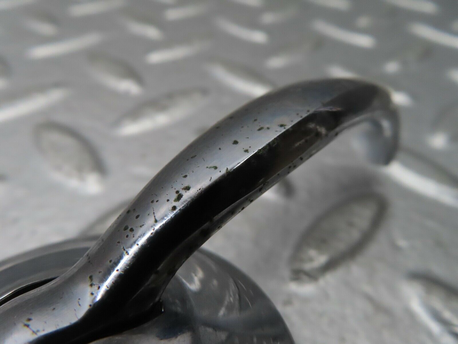 19012 Mercedes-Benz W120 W121 Ponton Front Left Interior Chrome Door Handle