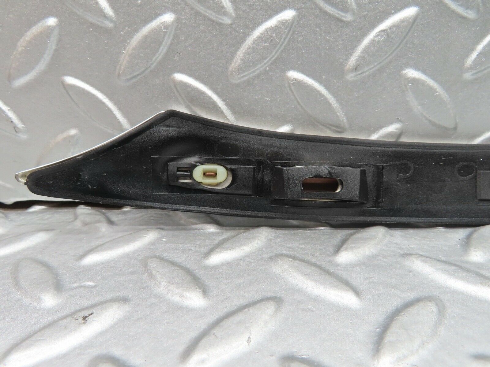 21123 Mercedes-Benz W123 230E C Pillar Exterior Trim Left Side 1236980997