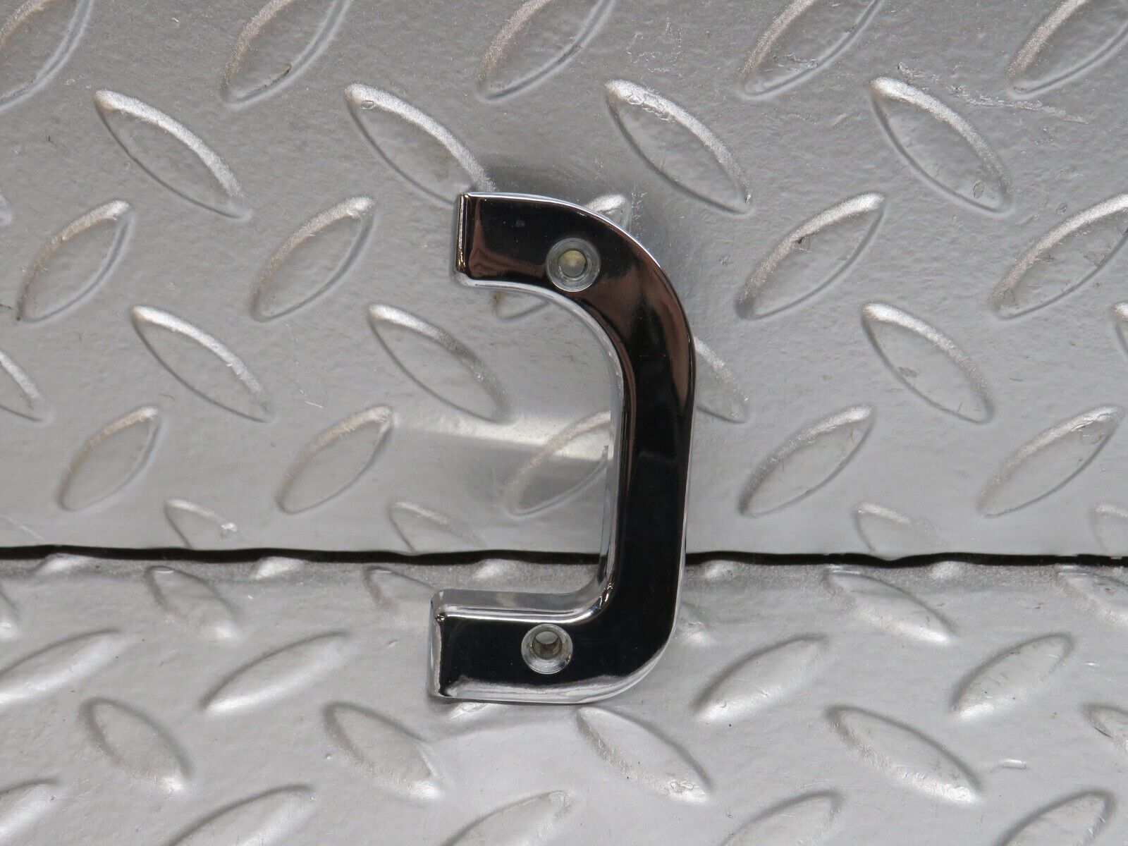 32178 Mercedes-Benz W123 230E Left Interior Chrome Door Latch Trim 1237230124