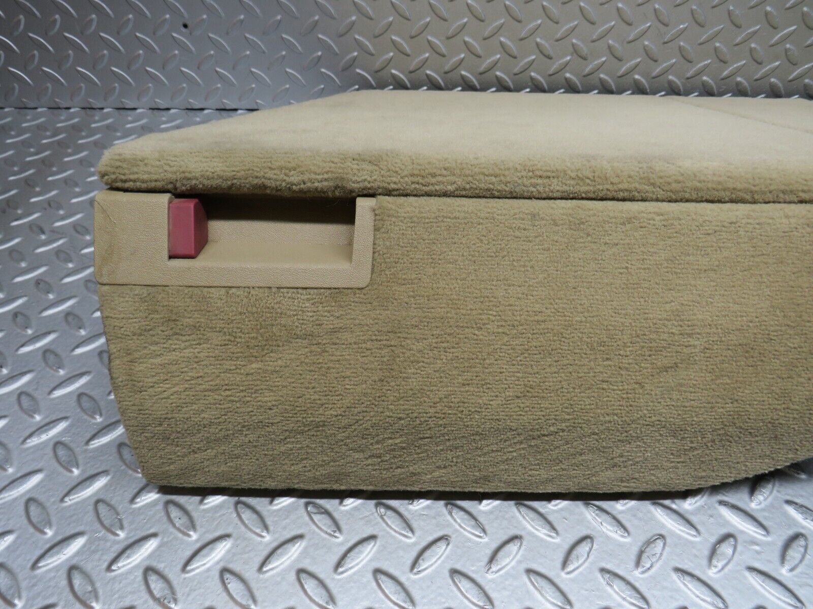 38278 Mercedes-Benz R129 280SL Coupe Rear Storage Carpet Panel Beige 1296840179 1296840279
