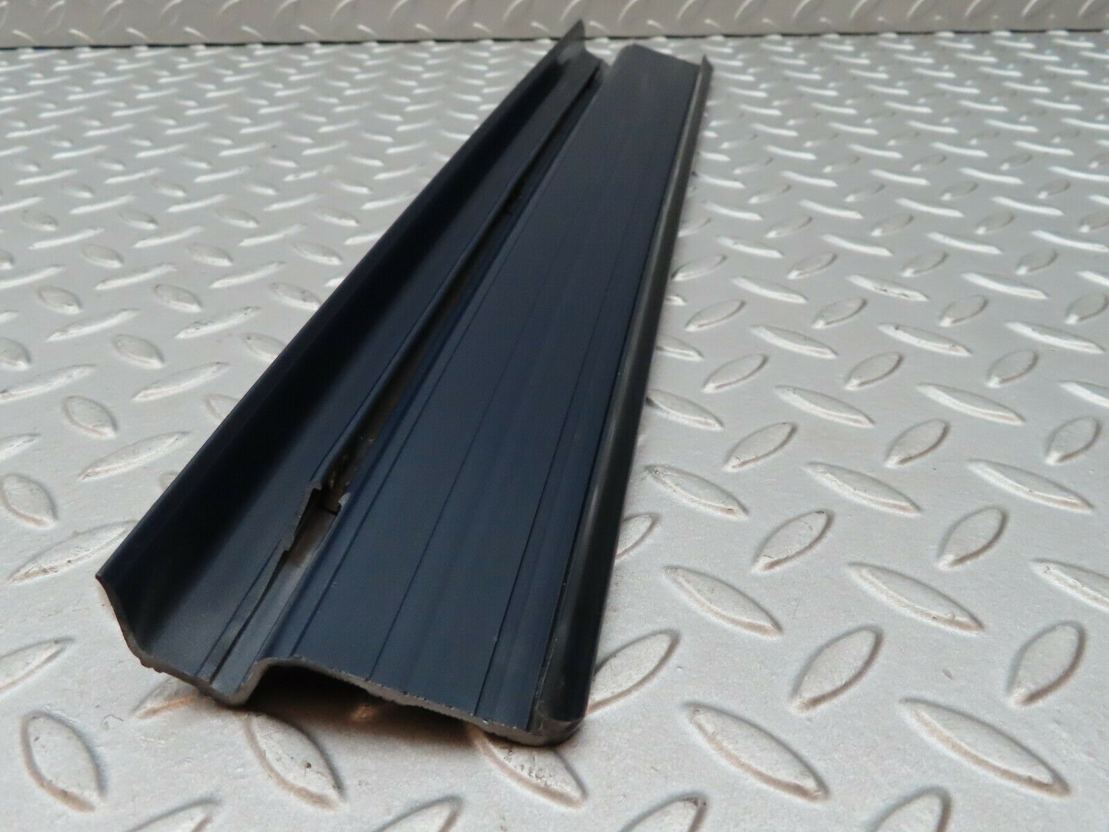 4360 Mercedes-Benz W123 230E Rear Left Door Sill Trim Blue