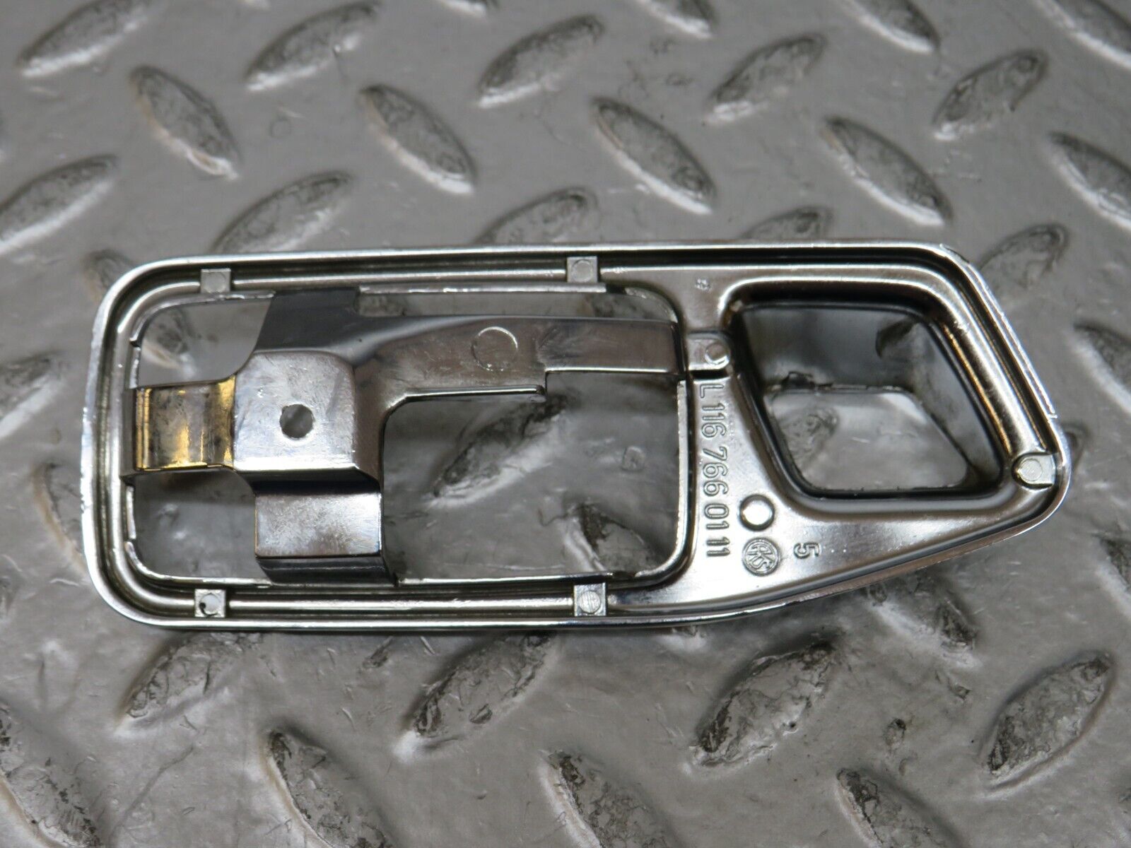 26794 Mercedes-Benz W123 240D Chrome Frame For Door Opener Left 1167660111