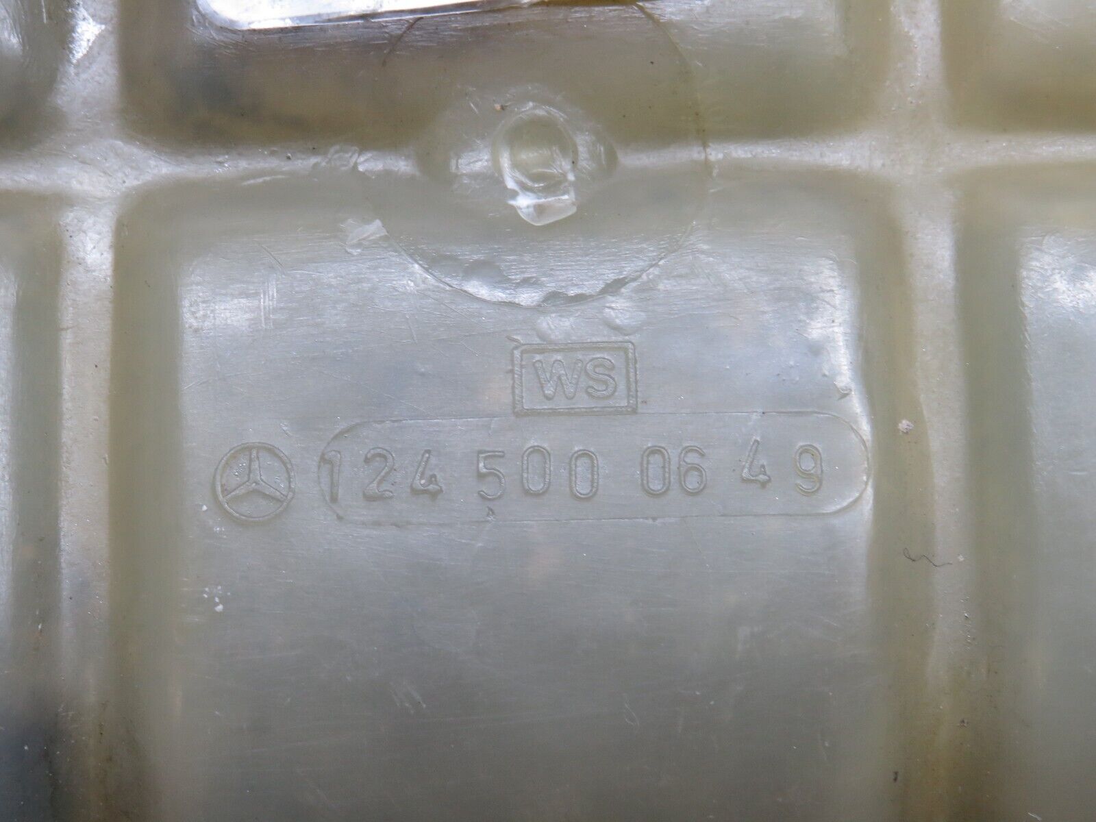 30358 Mercedes-Benz W124 230E Coolant Reservoir Tank 1245000649 1245000406