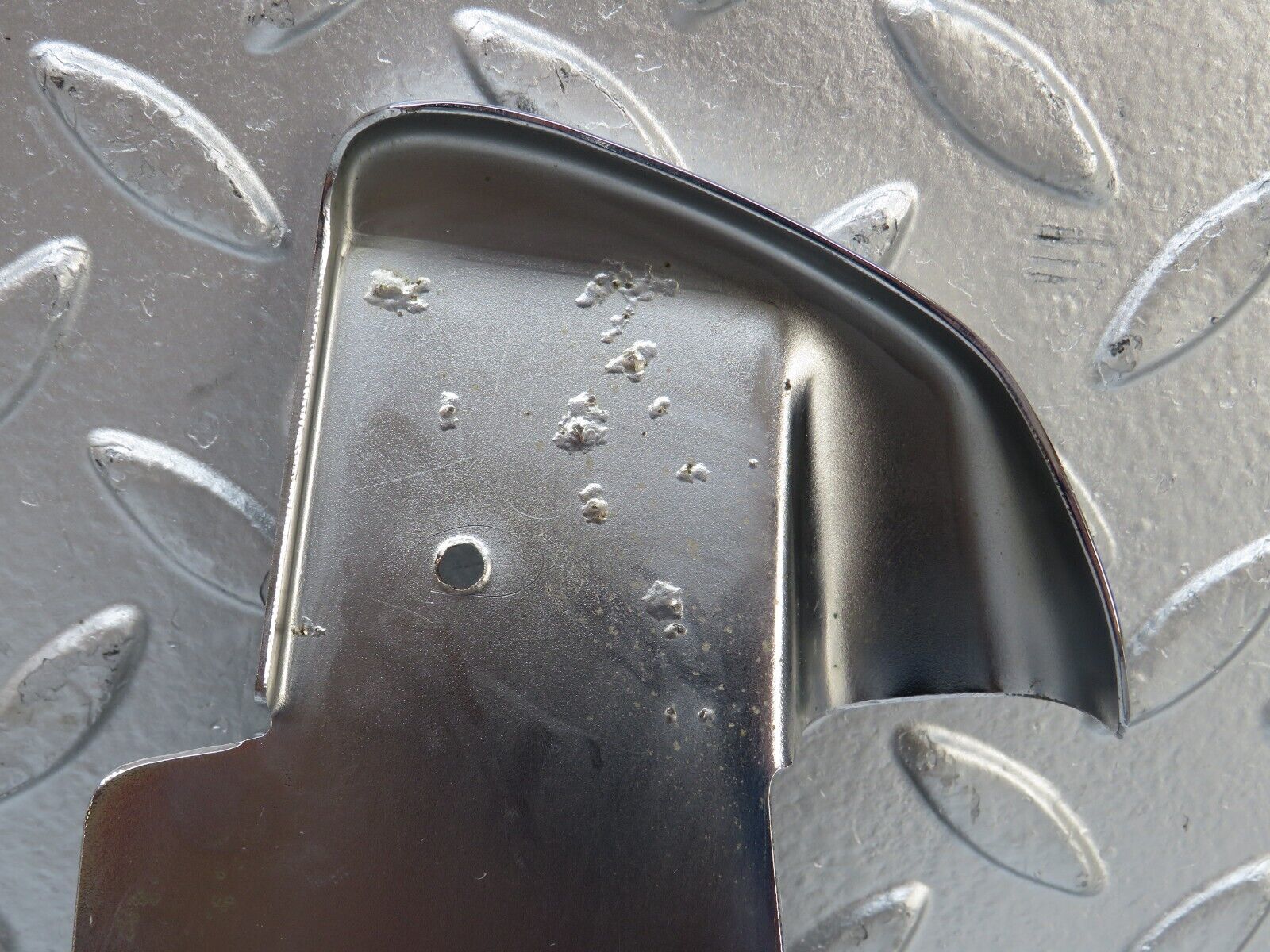 26491 Mercedes-Benz C124 220CE Coupe B Pillar Chrome Cover Plate Left Side