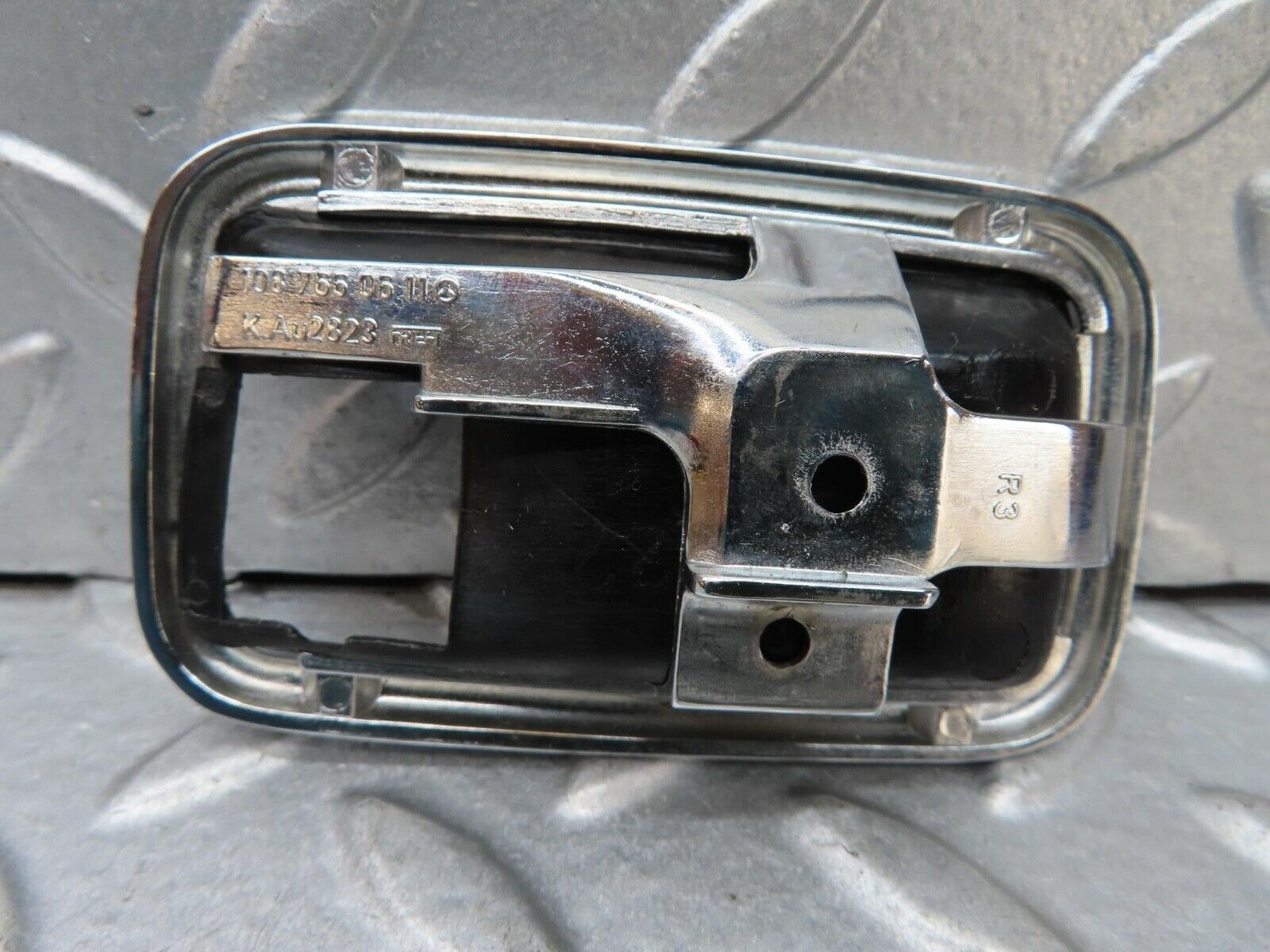 7054 Mercedes-Benz W123 230E Chrome Frame For Door Opener Right 1087660611