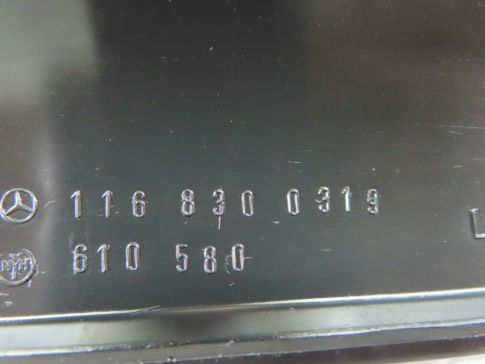 7455 Mercedes-Benz W116 450SE Dashboard Ventilation Duct Left 1168300319