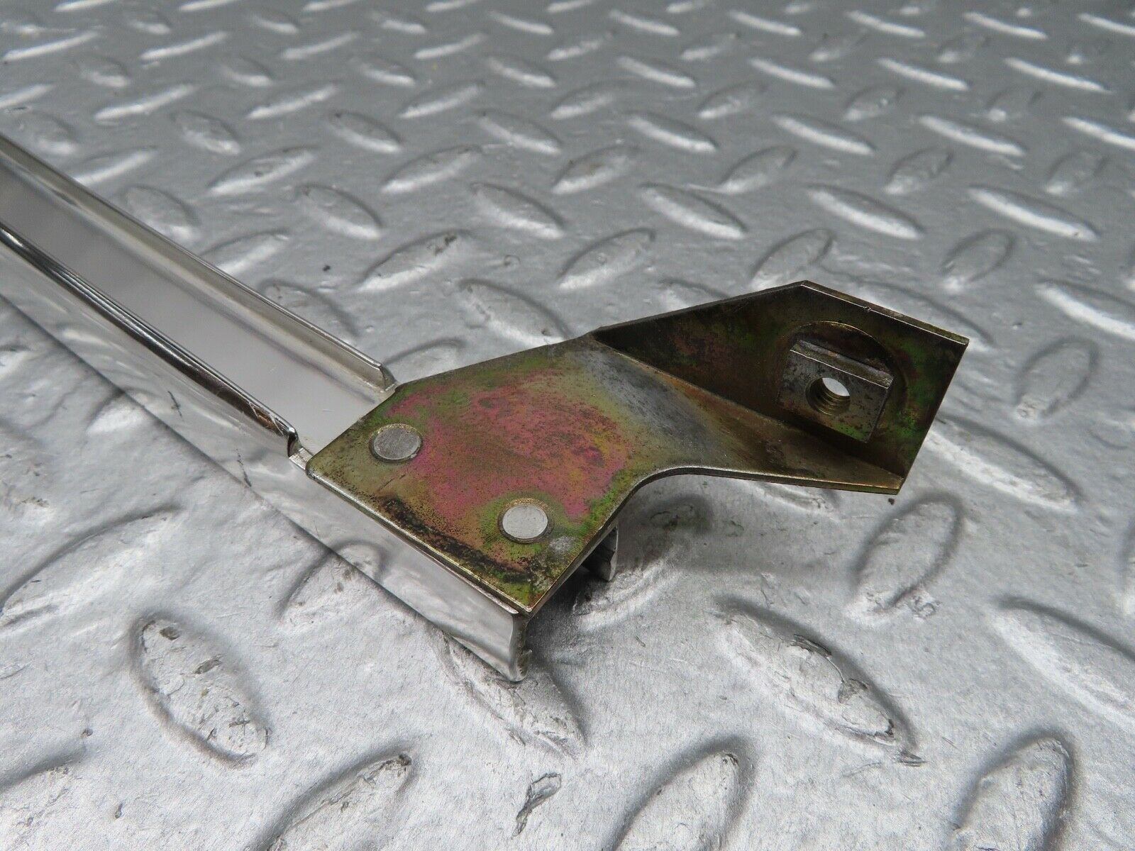 18121 Mercedes-Benz W123 200 Rear Left Chrome Window Channel