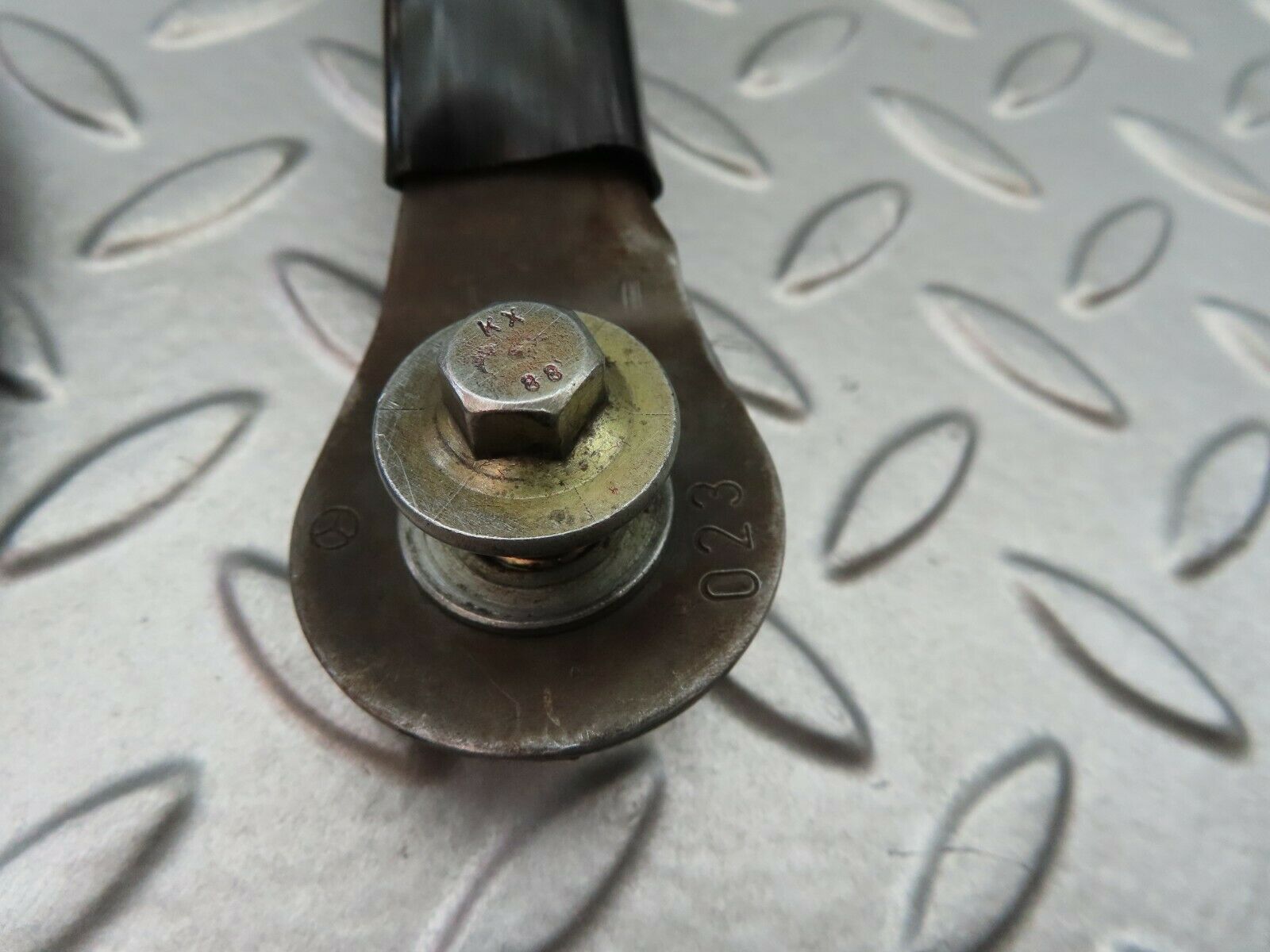 6598 Mercedes-Benz S124 E220 Wagon Seat Belt Runner With Cover 1249193520