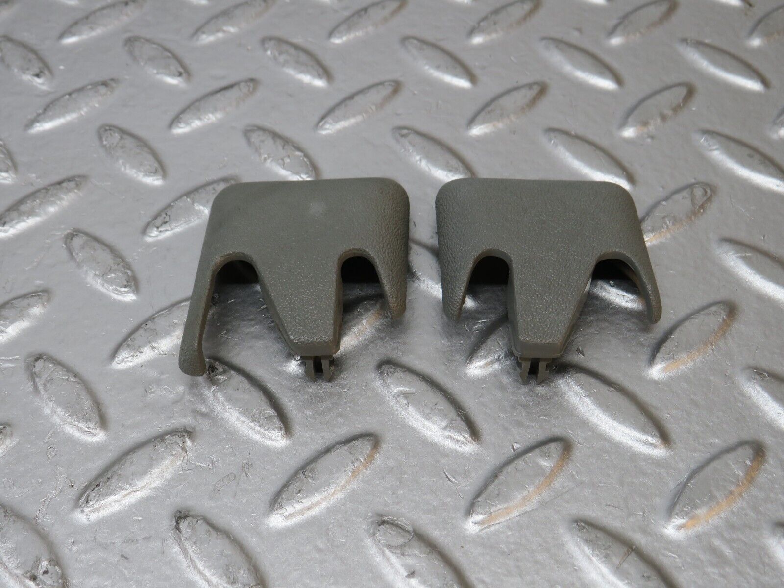 31256 Mercedes-Benz S124 220TE Front Seat Rail Trim Cover Pair 1246842218