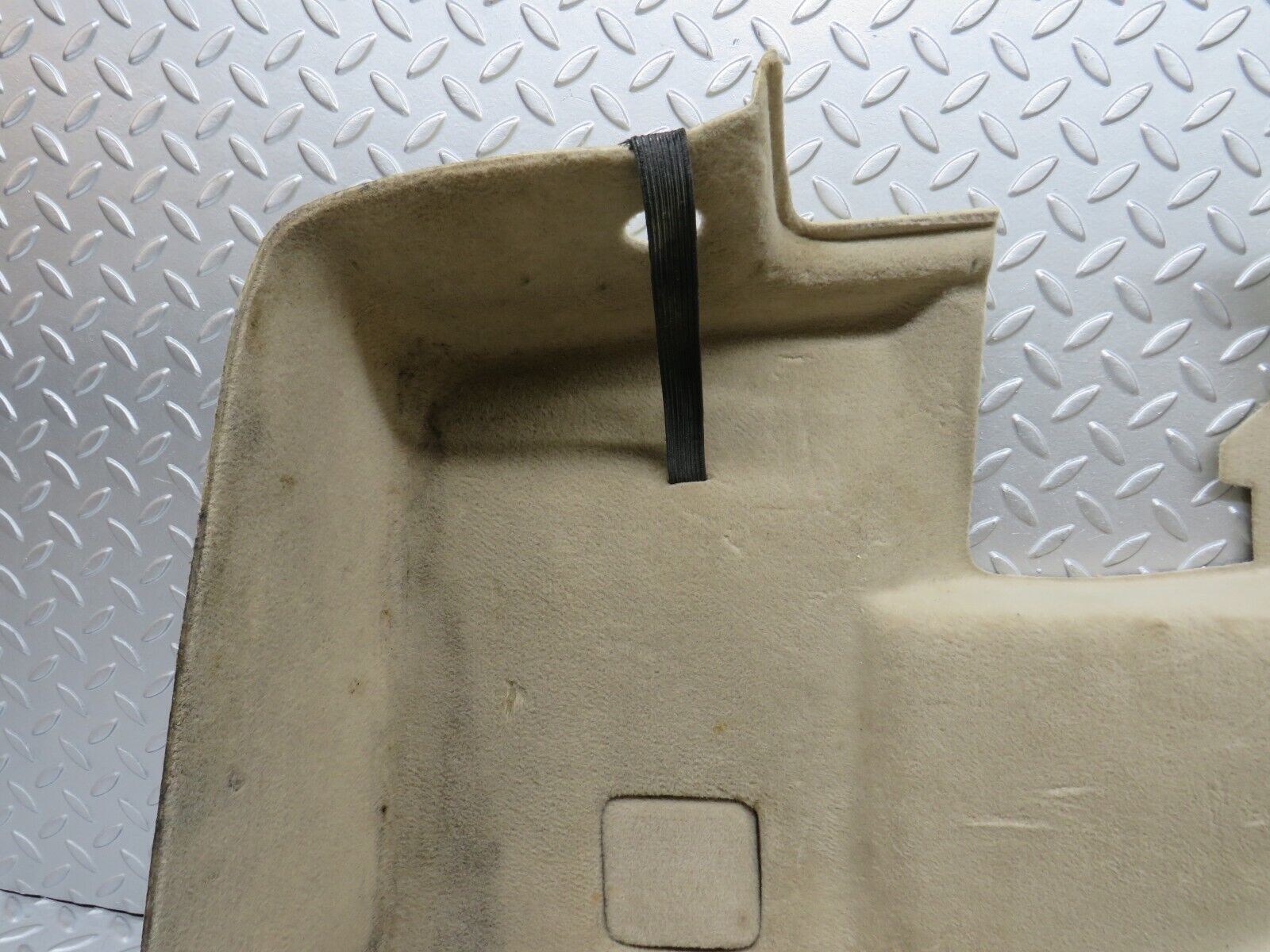 38608 Mercedes-Benz R129 280SL Coupe Trunk Cover Panel Left Side Beige 1296904730