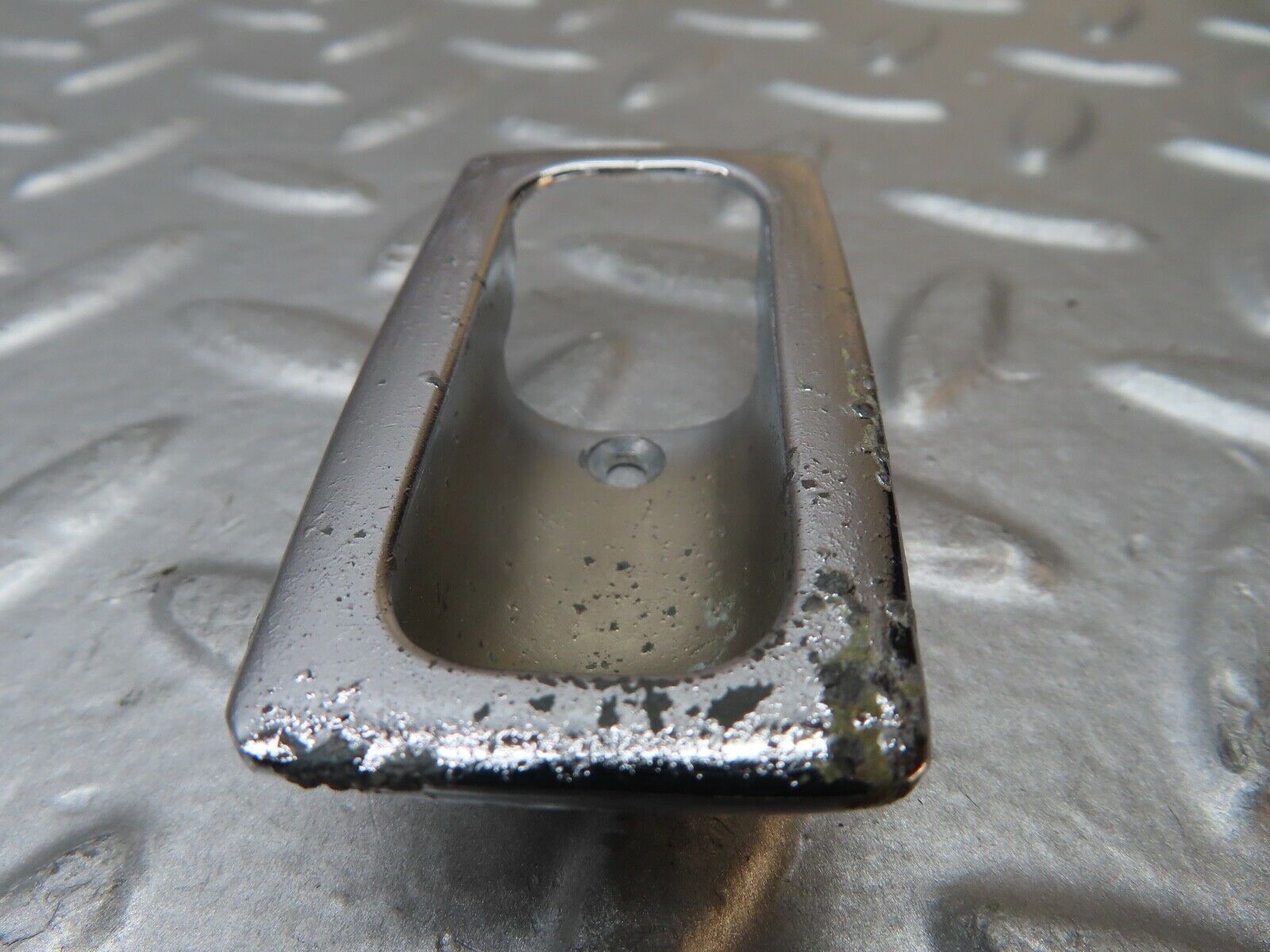 20838 Mercedes-Benz W114 250CE Coupe Door Lock Handle Surround Chrome