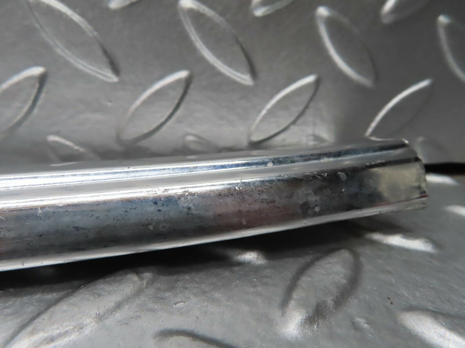 20821 Mercedes-Benz W114 250CE Coupe Rear Left Window Lower Chrome Trim