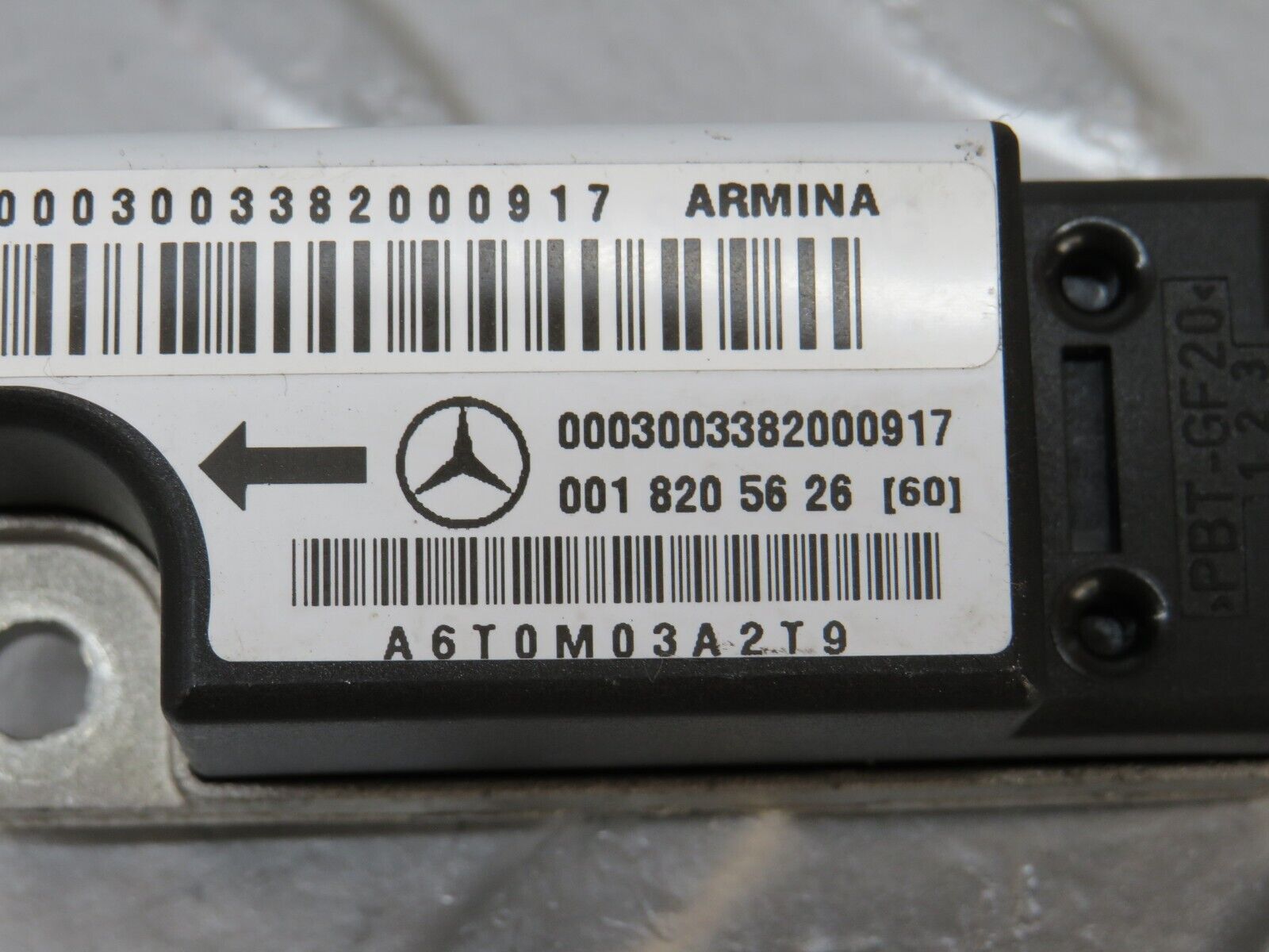 34879 Mercedes-Benz W210 320E Airbag Crash Sensor 0018205626