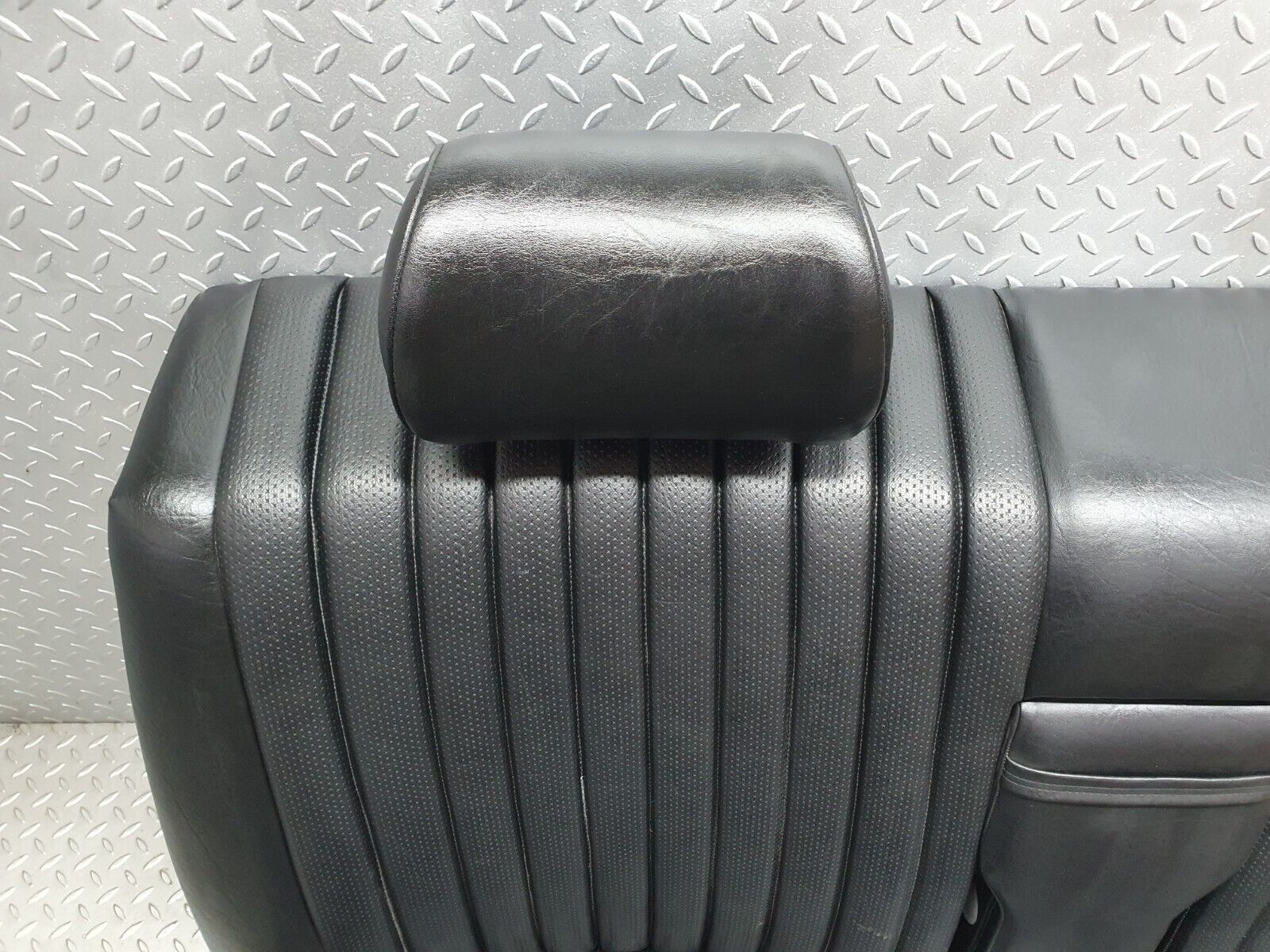 40811 Mercedes-Benz W123 300D Rear Seat Leather Black 1269201616