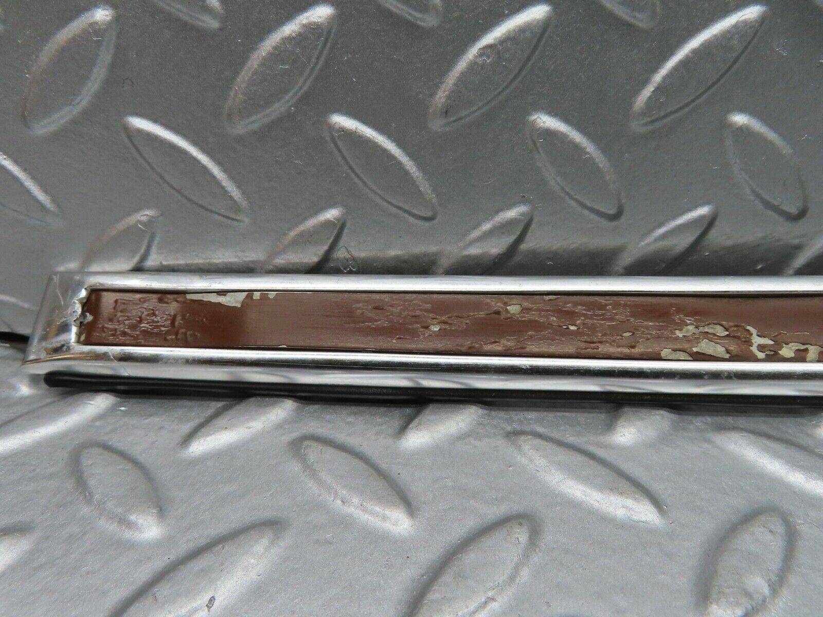 21123 Mercedes-Benz W123 230E C Pillar Exterior Trim Left Side 1236980997