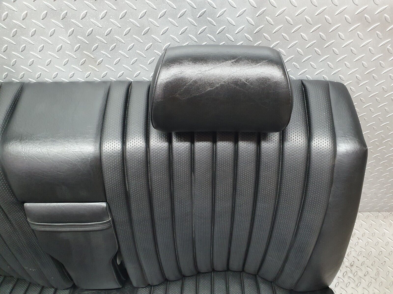 40811 Mercedes-Benz W123 300D Rear Seat Leather Black 1269201616