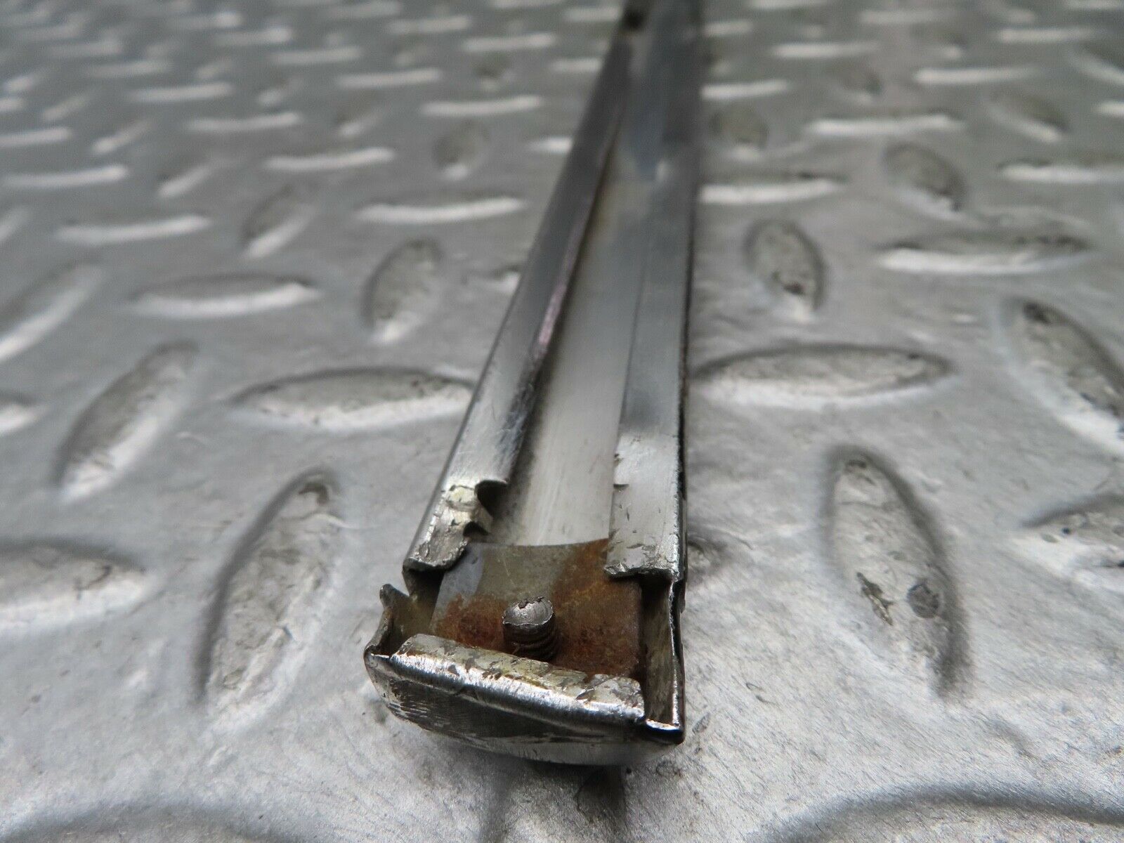 18919 Mercedes-Benz W121 190b Ponton Rear Left Door Upper Chrome Trim