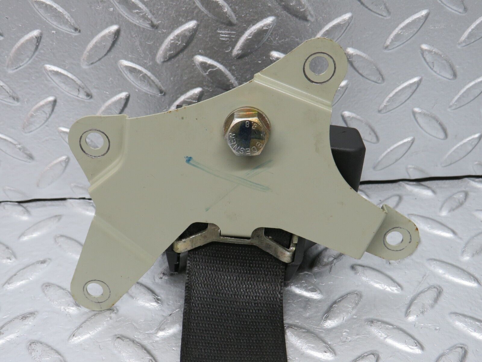 32637 Mercedes-Benz S124 300TE Rear Seat Belt With Buckles 1248607085