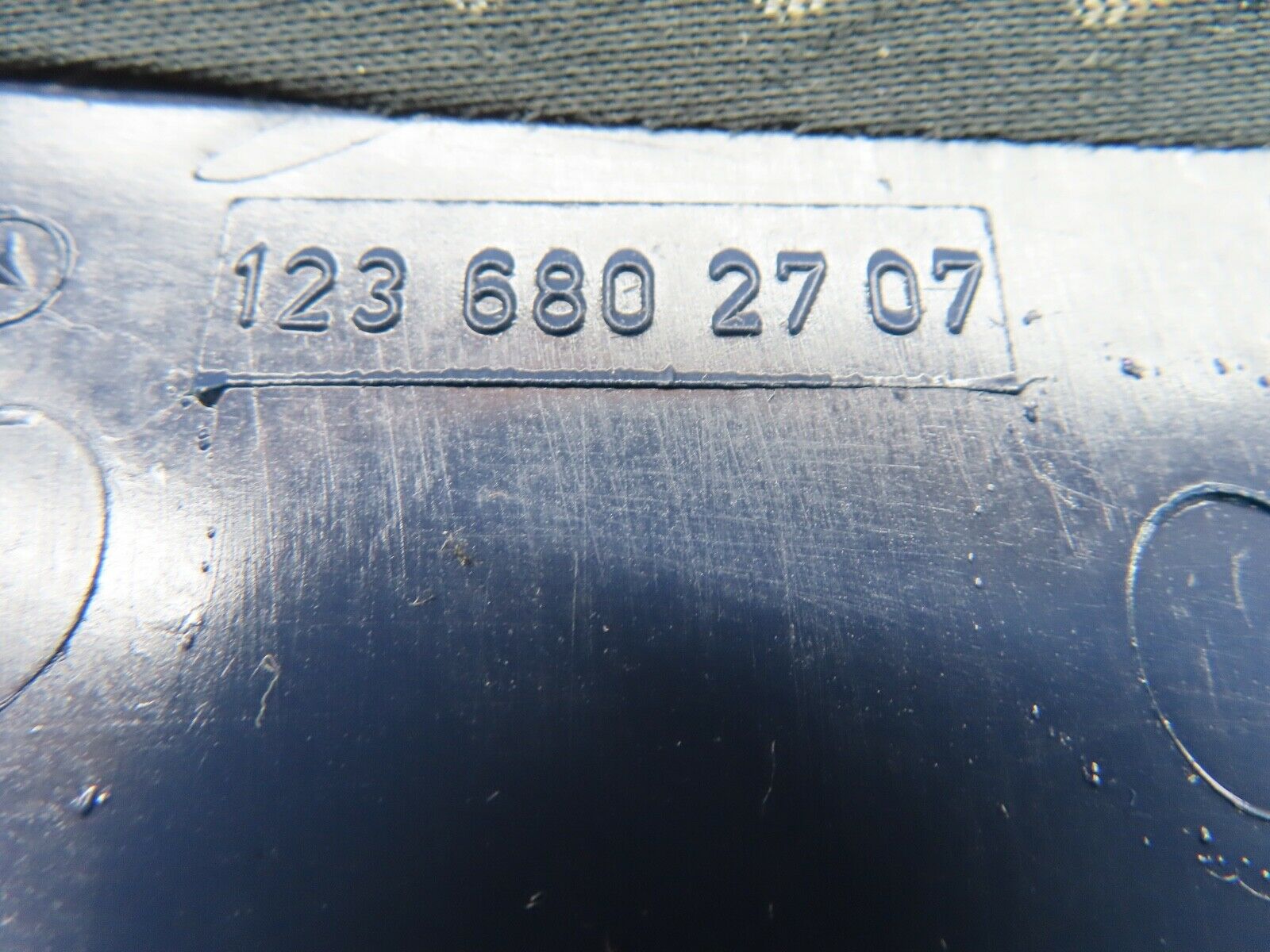 16892 Mercedes-Benz C123 280CE Coupe Speaker Covers Pair Blue 1236802807