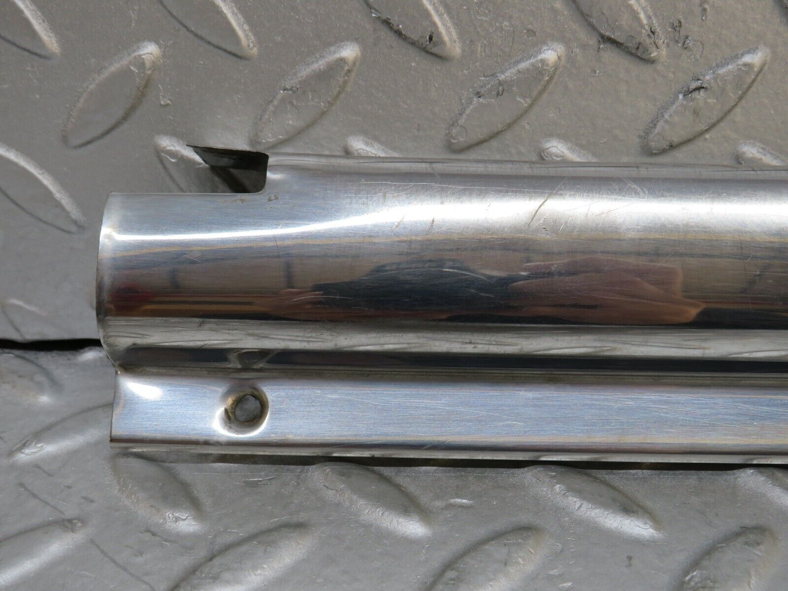 37384 Mercedes-Benz W109 300SEL Rear Left Door Sill Chrome