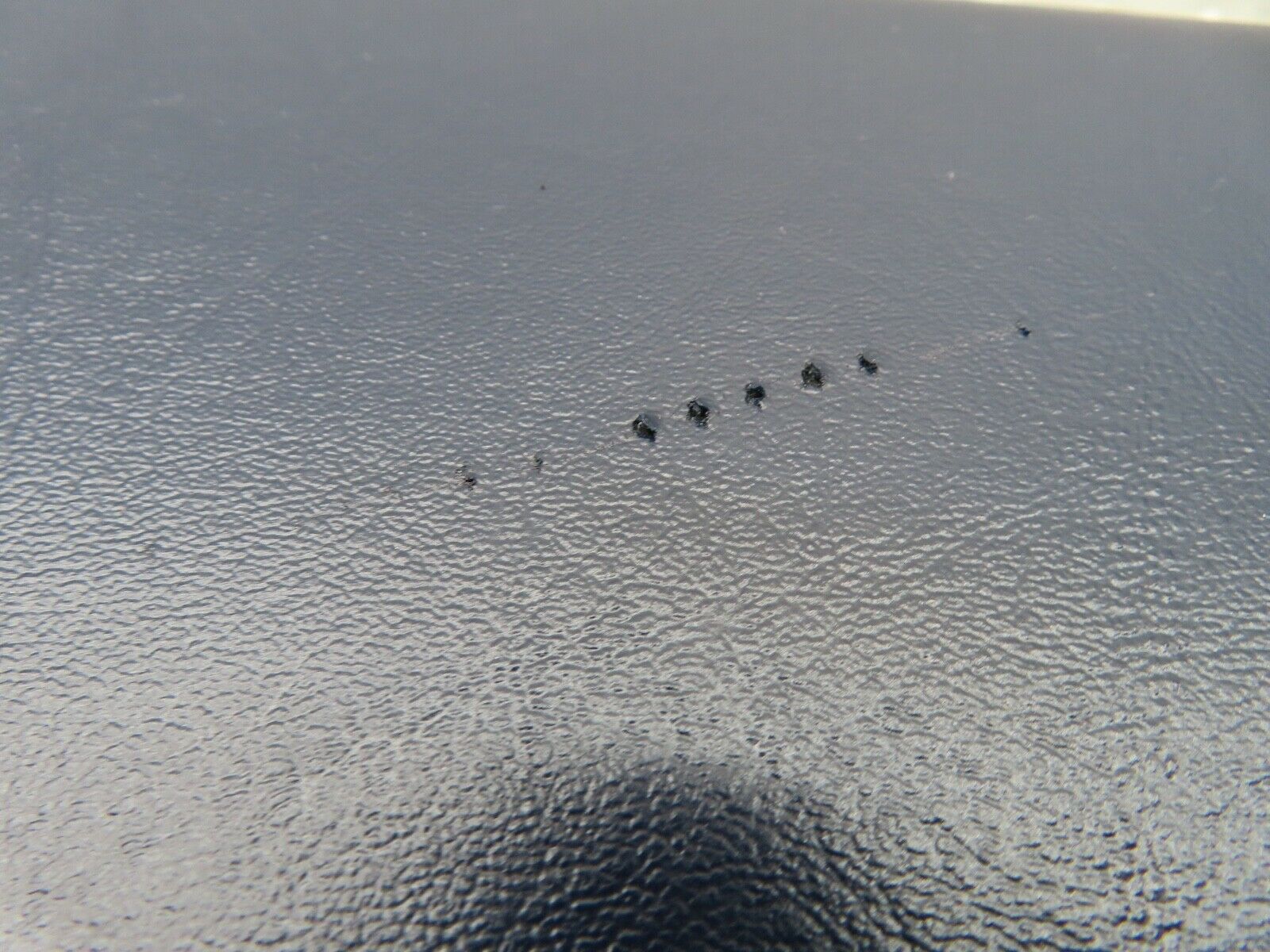 16813 Mercedes-Benz C123 280CE Coupe C Pillar Cover Right Side Blue 1236950644